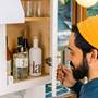 Yale Smart Cabinet Lock with Wi-Fi Bridge Secure your liquor cabinet