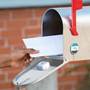 Ring Mailbox Sensor Attach sensor (shown in white) to mailbox door and antenna to exterior