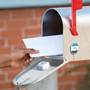 Ring Mailbox Sensor Attach sensor to mailbox door and antenna to exterior