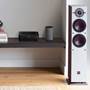 Bluesound POWERNODE Built-in stereo amplifier rated at 80 watts per channel into 8 ohms to power just about any speaker (not included)
