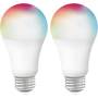 Satco Starfish RGB and Tunable White A19 LED Bulb (800 lumens) 2-pack