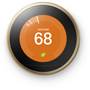 Google Nest Learning Thermostat, 3rd Generation Farsight technology wakes up your Nest display the second you enter the room