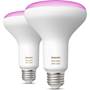 Philips Hue White and Color Ambiance BR30 Bulb Choose from 16 million colors or 50,000 shades of cool to warm white light to match any mood or event