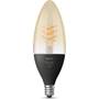Philips Hue Filament Bulb E12 base with B39 form factor fits most candelabra-style light fixtures