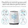 NETGEAR Orbi Pro AX6000 Tri-band Wi-Fi® System (SXK80) Four assignable SSIDs allow you to create independent secured Wi-Fi networks