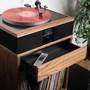 Andover Audio Model-One Upper Stand Built-in accessory drawer (Turntable Music System sold separately)