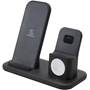 Scosche Base3™ 3-in-1 Wireless Charging Dock Front