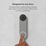 Google Nest Doorbell (battery) Battery-powered but can also work with most existing doorbell's wired chimes