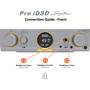 iFi Pro iDSD Signature Front panel connections guide showing 4.4mm balanced headphone jack