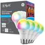 C by GE Full-color Dimmable Smart A19 Bulbs Front