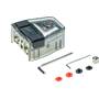 EFX Delta Universal Battery Clamp with tightening tools, pole ID inserts, and charging post