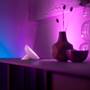 Philips Hue White and Color Ambiance Bloom Table Lamp Paints your wall with a gentle wash of color