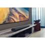Samsung QN75QN800A Q-Symphony lets the TV's speakers harmonize with compatible Samsung sound bars