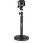 Gator Frameworks Camera Mount Mic Stand Adapter With attached action camera (stand and camera sold separately)