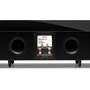 Revel C426Be Bass reflex cabinet design with rear-firing flared ports