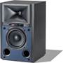 JBL 4305P Studio Monitors Front view, angled left, without grille