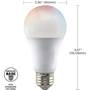 Satco Starfish T20 RGB and Tunable White A19 LED Bulb (800 lumens) Other