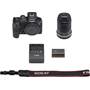 Canon EOS R7 Telephoto Zoom Kit Shown with included accessories