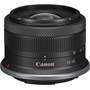 Canon RF-S 18-45mm f/4.5-6.3 IS STM Lens Angled top view