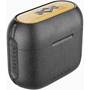 House of Marley Redemption ANC 2 Charging case is made of natural wood fiber composite, with bamboo accent