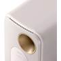 KEF LSX II Bass-reflex cabinet with offset rear port for accurate, musical bass