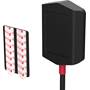 Monster Power Shield The magnetic wall plate attaches to your wall using adhesive, for easy installation.