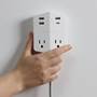 Monster Power Shield Attaches securely to included wall plate with a strong rare earth magnet