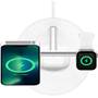 Belkin BoostCharge Pro 3-in-1 Wireless Charger with MagSafe Top view (Apple devices not included)