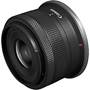 Canon EOS R7 Content Creator Kit Included RF-S 18-45mm f/4.5-6.3 IS STM standard zoom lens, angled left view