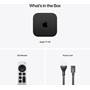 Apple TV 4K with Wi-Fi® and Ethernet (3rd generation) Box contents