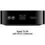 Apple TV 4K with Wi-Fi® and Ethernet (3rd generation) HDMI output and Ethernet input