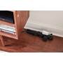 Sanus SA-PS80 The SA-PS80's slim profile makes it easy to tuck behind most cabinets, shelves, and the like