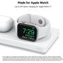 Belkin BoostCharge Pro 3-in-1 Shown in nightstand mode (Apple Watch not included)