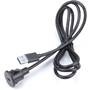 Accele USBRCSUSB This cable can be flush-mounted in your vehicle