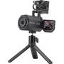 Zoom Q8n-4K Handy Shown on a tripod (sold separately)