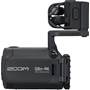 Zoom Q8n-4K Handy Left-side view with microphone arm extended