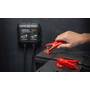 NOCO GENIUS2X2 Included clamps can be temporarily or permanently mounted on the batteries