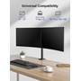 ErgoAV ERDAS2-01B For dual screens 13" to 27"