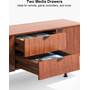 ErgoAV ERFFL5-01CB Two media storage drawers with soft-close hardware