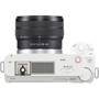 Sony Alpha ZV-E1 Vlog Camera Kit Top view with lens