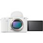 Sony Alpha ZV-E1 Vlog Camera (no lens included) Shown with included mic windscreen, screen extended