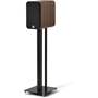 Q Acoustics 5020 Angled left view, shown on 3000FSi stand (sold separately) with grille