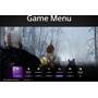Sony MASTER Series BRAVIA XR55A95L Game Menu offers quick and easy gaming adjustments