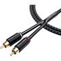 Tributaries Series 4 Model 4A Gold-plated solid-brass RCA connectors