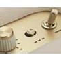 Marshall Acton III Brass power switch and knobs on the speaker's top plate