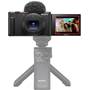 Sony ZV-1 II Shown on GP-VPT2BT grip (sold separately) unfolded as tripod