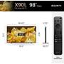 Sony BRAVIA XR98X90L Dimensions from manufacturer may vary slightly from Crutchfield's measurements