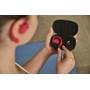 Cleer Arc II Sport The case case features built-in UV light sterilization to kill bacteria