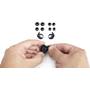 Denon PerL Pro Includes five sets of ear tips and two sizes of optional support wings
