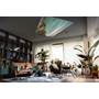 Samsung The Freestyle Gen 2 180° cradle stand allows you to point it anywhere on a wall or ceiling
